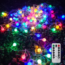 홈벨리쉬 가온 USB 건전지팩 겸용 앵두전구 100구 + 리모컨, D4.100구_멀티컬러