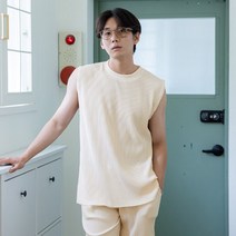 파이브엑스라지 남성 오버핏 골지 나시