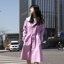 여성용 핏사 고급 방수 골프우의, 라일락 퍼플