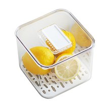 투명 PET 냉장고 숨구멍 정리 용기 6530(중형), 1개입, 1개