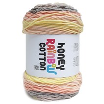 니뜨 허니 레인보우 코튼 뜨개실 100g, 533 레인보우샤베트, 1개