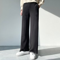 맨타임 여성용 WFF 데일리 와플 와이드 슬랙스팬츠