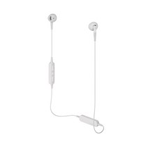 오디오테크니카 중저음 사운드 세미 오픈형 블루투스 이어폰, ATH-C200BT, 화이트