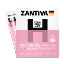 내츄럴플러스 잔티바 프리미엄 히알루론산 30p, 75g, 1개