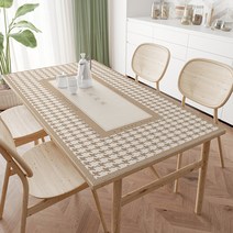 마켓에이 격자패턴 방수 테이블매트, TYPE3, 90 x 120 cm