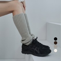 어썸어라운드 여성용 베이직 골지 니트 레그워머