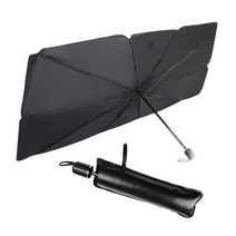 어반카 차량용 우산형 햇빛가리개 소형, 블랙, 1개