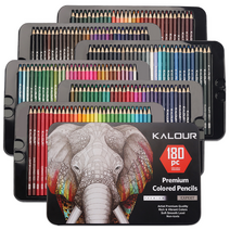 프리미엄 아트 색연필 세트 전문가용, 1세트, 180색