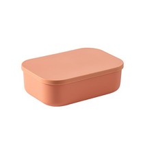 뚜껑이 있는 물품 또는 의류 보관함 S, 주황, 1개