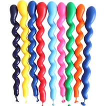 루시드랩 파티 꽈배기 풍선 100p, 랜덤발송, 1개