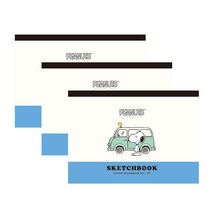 피너츠 스누피 뜯어쓰는 스케치북 3p, B5, 50매
