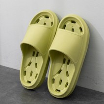 에버하우스 소프트 미끄럼방지 경량 욕실화 블랙, 그린