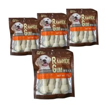 알파독 소가죽 본껌 애견간식 175g, 4개, 소가죽맛