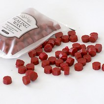 미화부장 실링 왁스 비즈 씰링 왁스 씰왁스 100P 세트, 30 다홍, 1세트