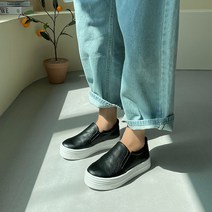 벨레페 러버 통굽 밴딩 캐주얼 슬립온