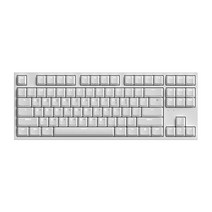 COX LP PBT 게이밍 기계식 유선키보드 청축, 화이트, 텐키리스, CK87 SLIM