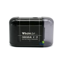 이엘엠 휴대용 전동연필 깎이 V3, 블랙