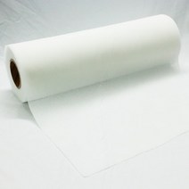 접착 실크 심지롤 27cm, 흰색, 1개