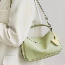 헤븐제이 가죽 래더장식 토트 앤 숄더백