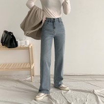 에이와비 여성용 시크릿 밴딩 와이드 롱 팬츠