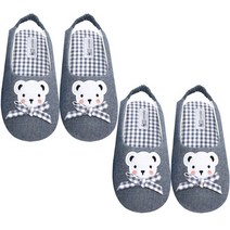 홈앨리스 백곰 덧신 2켤레, 블루