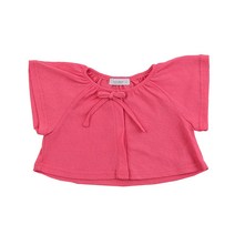 토토헤로스 여아용 프릴 반소매 볼레로