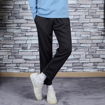 타운클로 남성용 테이퍼드 스판 9부 밴딩 슬랙스