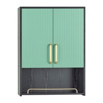 두진 바스 하프트윈 컬러 욕실 수납장, EMERALD GREEN, 1개