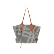 컴리 여성 데일리 빅 체크무늬 쇼퍼백 PK 549