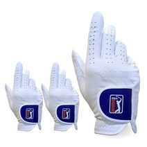 PGA투어 남성용 양피 골프 장갑 오른손용 3p