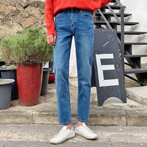 머시따 남성용 5컬러 워싱 청바지