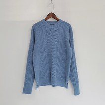 어반프랑 여성용 토드 꽈배기 케이블 라운드 니트