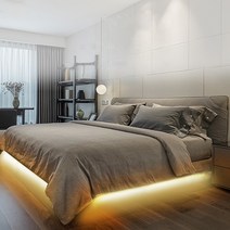 21세기트랜드 접착식 USB LED 간접 조명 센서 무드등 5m, 웜화이트