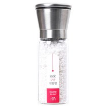소금공장 스텐 글라인더 850도 구운 천일염, 180g, 1개