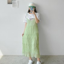 로미스토리 빅사이즈 러블리 캉캉 뷔스티에 롱 원피스