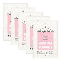 데이필데이 샤쉐 옷장방향제 화이트로즈부케 + 물음표고리, 18g, 5개