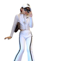 앤젤아이 여아용 슬림핏 두줄 트레이닝 세트