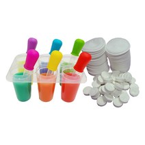 물감 스포이드 5ml x 6p + 홀더 6구 + 화장솜 50p + 코인티슈 40p 세트, 1세트
