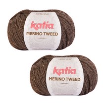 카티아 메리노 트위드 뜨개실 2p, 303, 2개