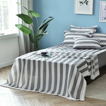 휴고하우스 심플라인 시어서커 여름 홑이불, 그레이