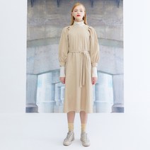 퍼프 볼륨슬리브 원피스