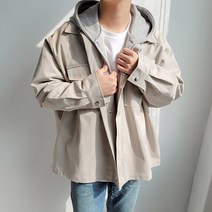 제이에이치스타일 남성용 오버핏 박스 야상 자켓 JHROK459