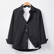 레이먼 남성용 페펄 오픈카라 데일리 셔츠