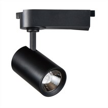 샛별하우스 LED COB 레일조명 전구색 12W A19, 블랙