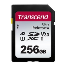 트랜센드 Ultra Performance SDXC 메모리카드 340S, 256GB