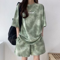 데이소이 얼반 나염 반팔 세트