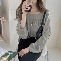 MA 플랜 스퀘어 블라우스