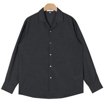 맨타임 남성용 DKR. 링클프리 오픈카라 긴팔셔츠