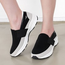 유니크9 여성용 통굽 로안 슬립온