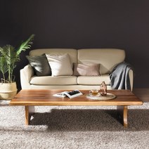 헤즈로 레스토 원목 우드슬랩 소파 테이블 1500 방문설치, 내츄럴